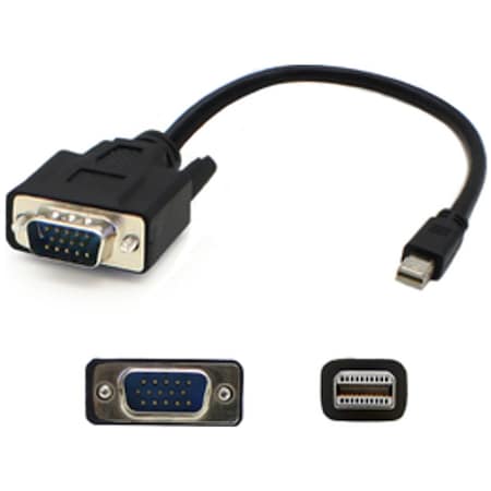 ADD-ON Addon 91.00Cm (3.00Ft) Mini-Displayport Male To Vga Male Black MDISPORT2VGAMM3B